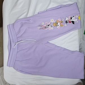 Purple Loony toon Sweat pant